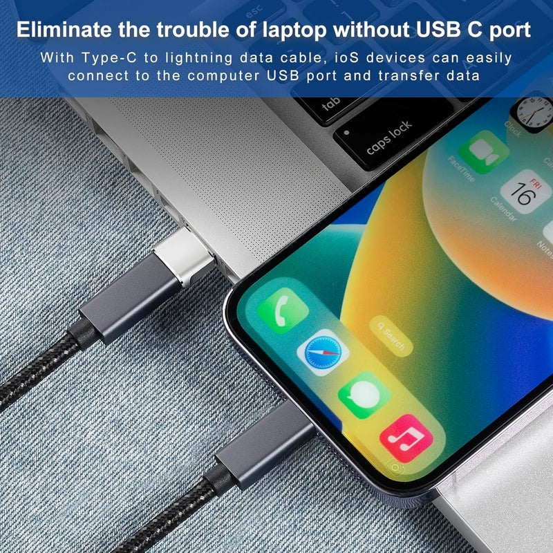 COUPLING USMILE USB to USB C Adapter 4 packs for iPhone Fast Charging, Transfer and Type C OTG convert. USBC to A Compatible with iPhone 16 16e 15 Plus Pro Max,iPad Pro Air 4 Mini 6 almost USB devices - Image 4